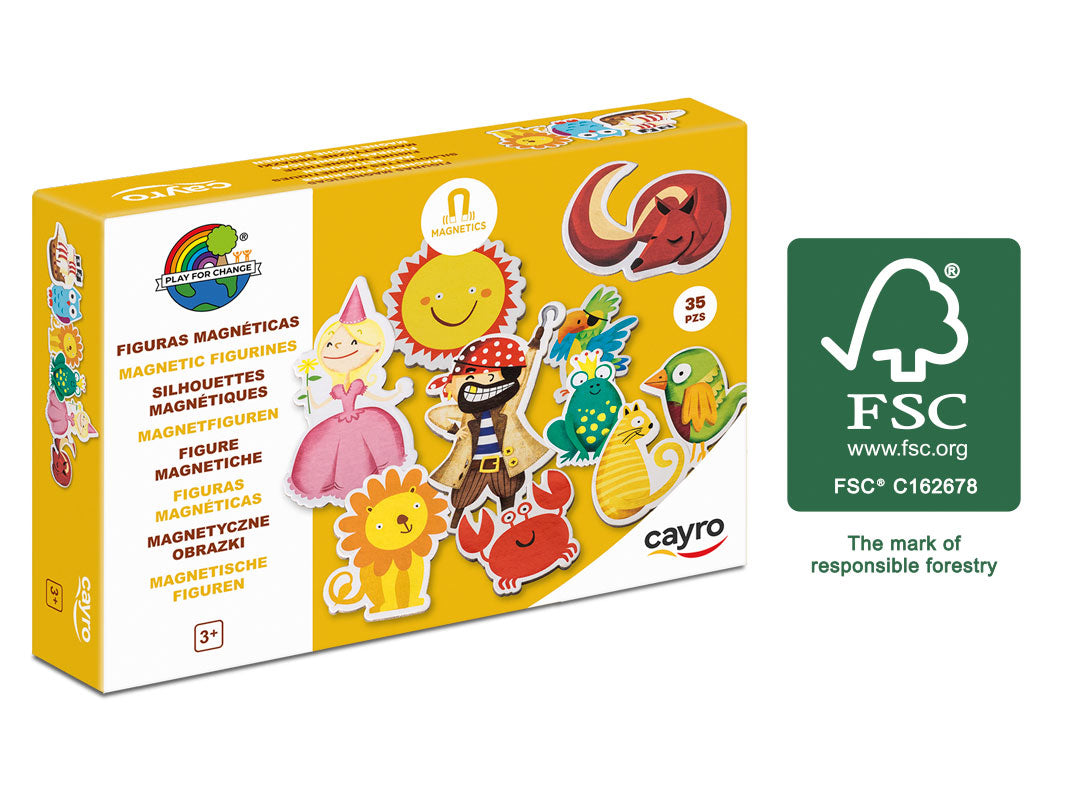 Figuras Magnéticas Cayro - 35 piezas (3+)