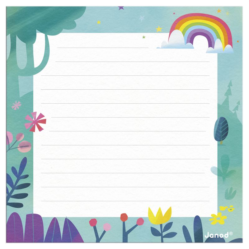 TARJETA PUZLE MAMA UNICORNIO Y SU BEBE