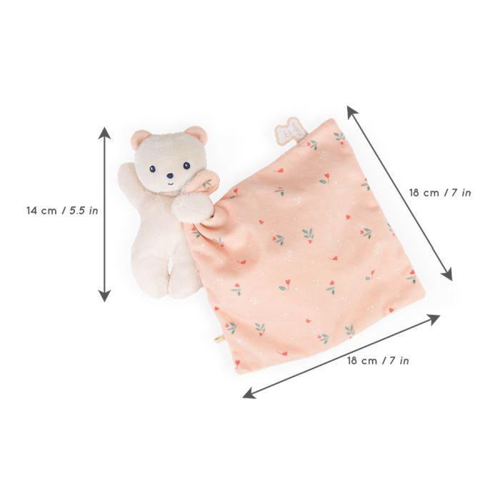 Doudou Oso Hojas de Amor
