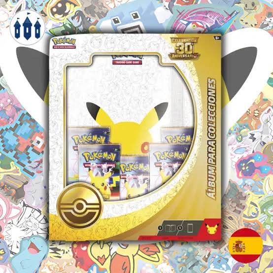 TCG POKEMON 30 ANIVERSARIO BINDER ALBUM PARA COLECCIONES