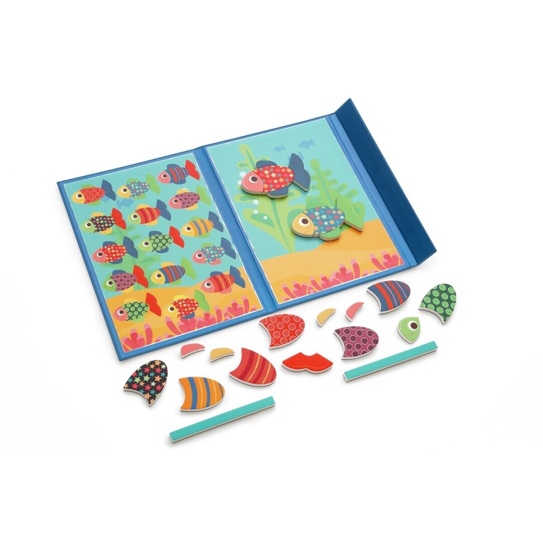 CREA PECES JUEGO MAGNETICO