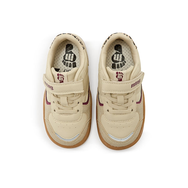 MUSTANG BAREFOOT KIDS CREMA / LEOPARDO