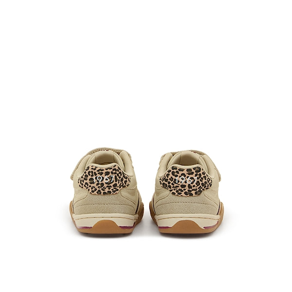MUSTANG BAREFOOT KIDS CREMA / LEOPARDO
