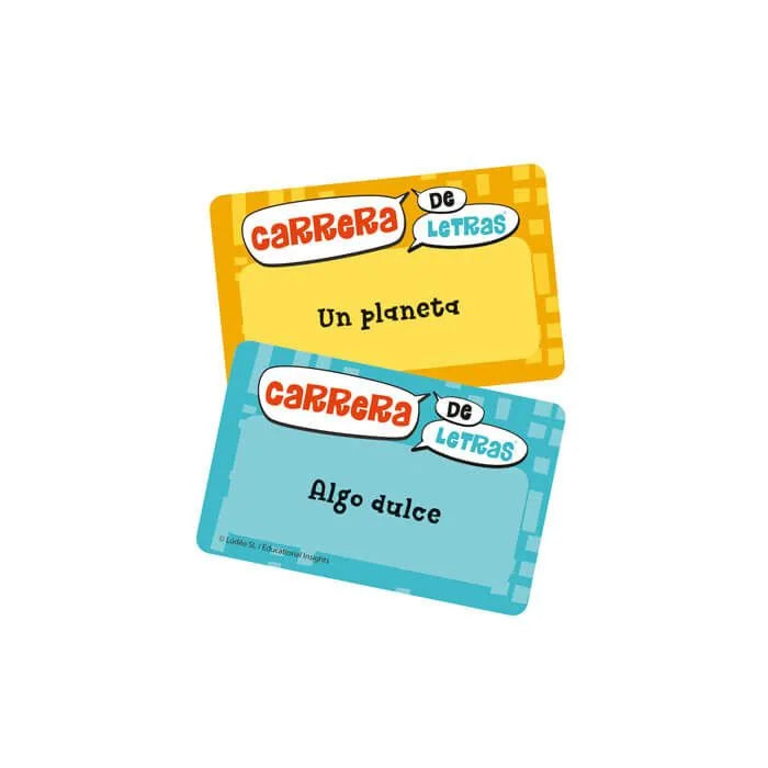 Juego de Mesa Carrera de Letras - Ludilo (Vocabulario y Agilidad Mental por Equipos)