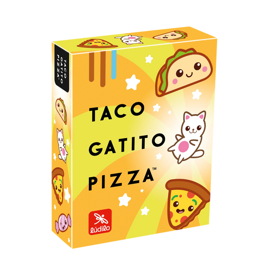 Juego de Mesa Taco, Gatito, Pizza - Ludilo (Versión Infantil de Rapidez y Observación)