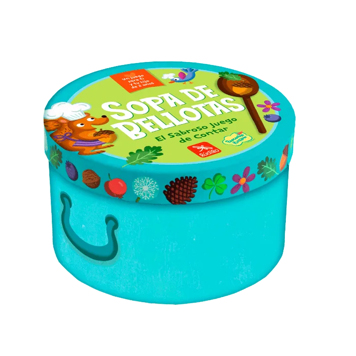Juego de Mesa Sopa de Bellotas - Ludilo (Mi Primer Juego Educativo desde 2 Años)