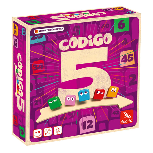 Juego de Mesa Código 5 - Ludilo (Lógica, Deducción y Competición)