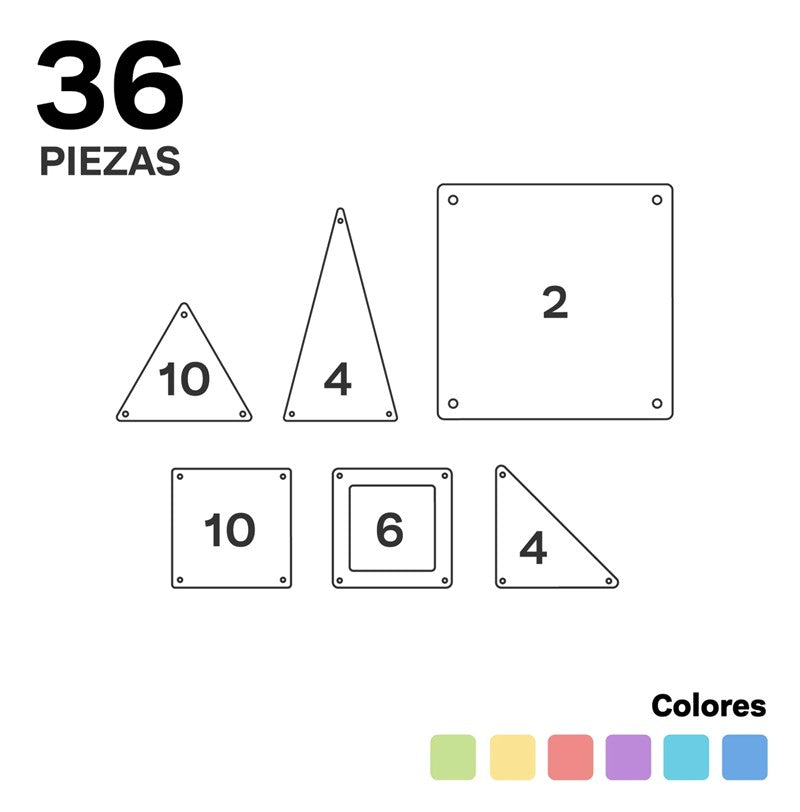 Imanix Pastel 36 pzas.