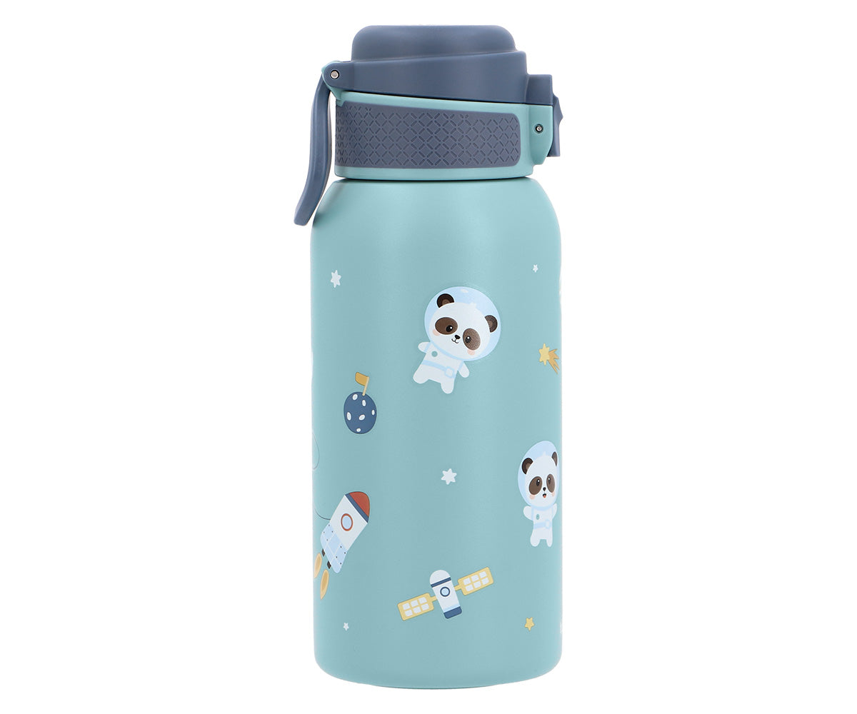 Botella de acero térmica Pandas in Space