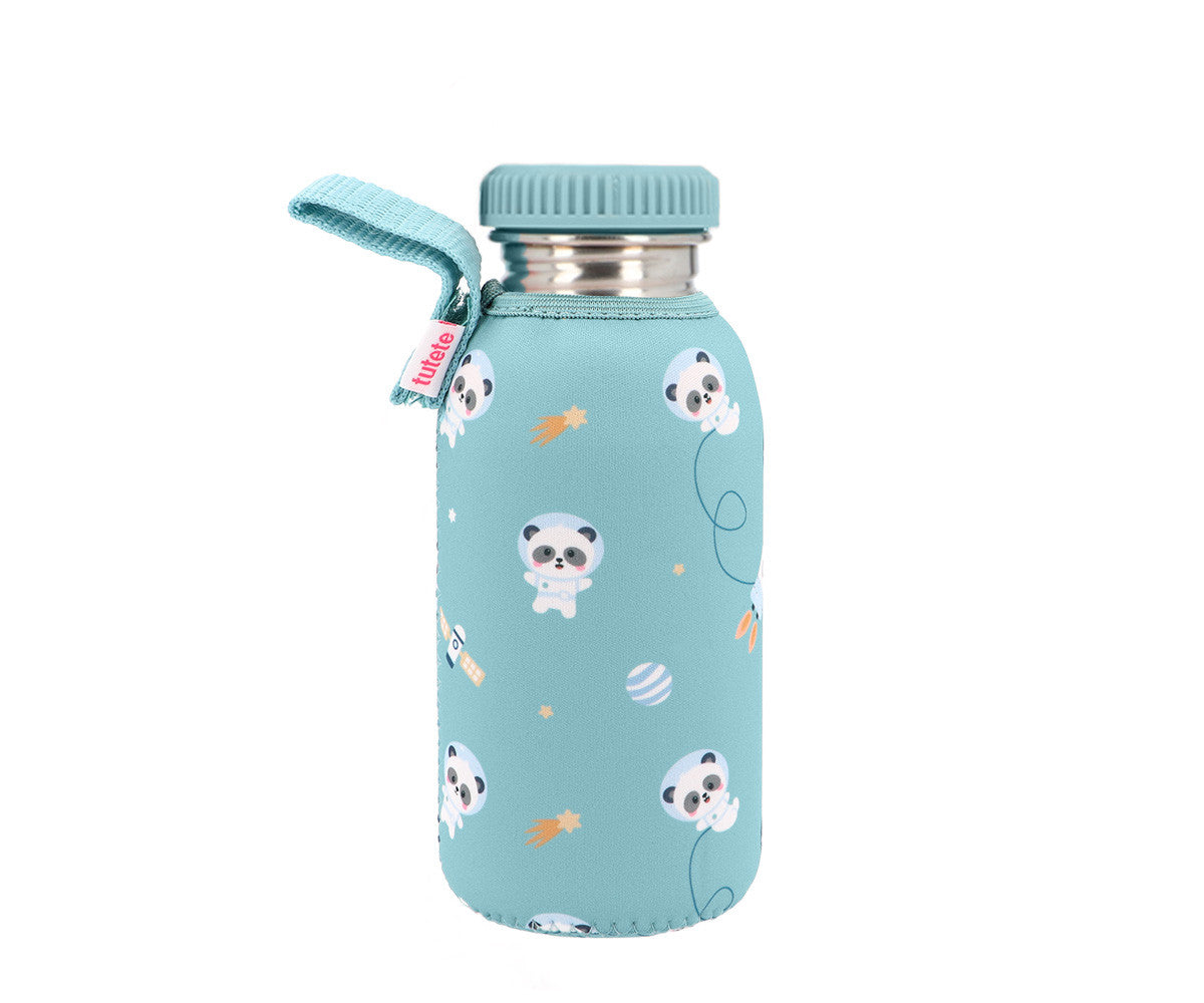 Botella Acero con Funda Pandas in Space Personalizable 500ml