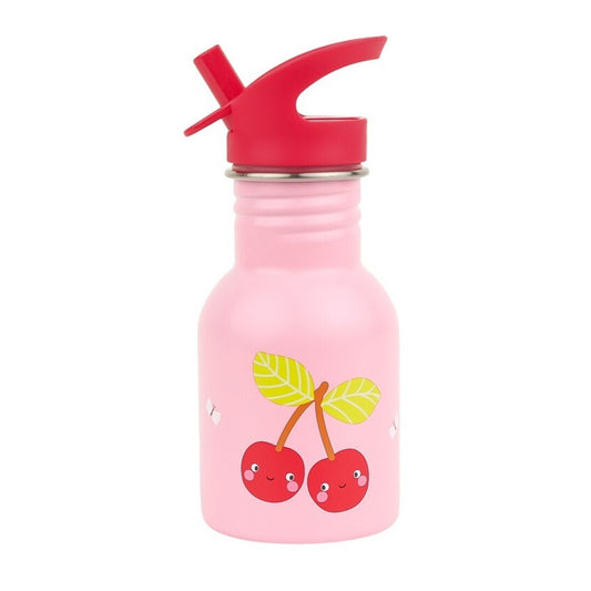 Botella Acero Mini Cerezas Happy