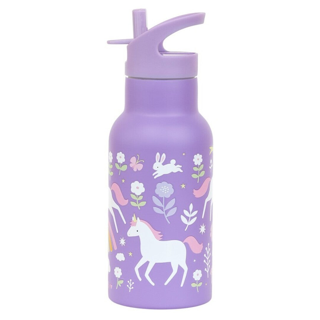 BOTELLA ACERO 350 ML UNICORNIOS