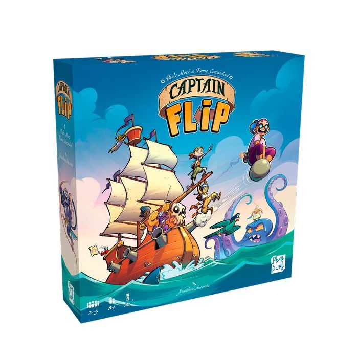 Captain Flip - Juego de Mesa Familiar (2-5 jugadores)