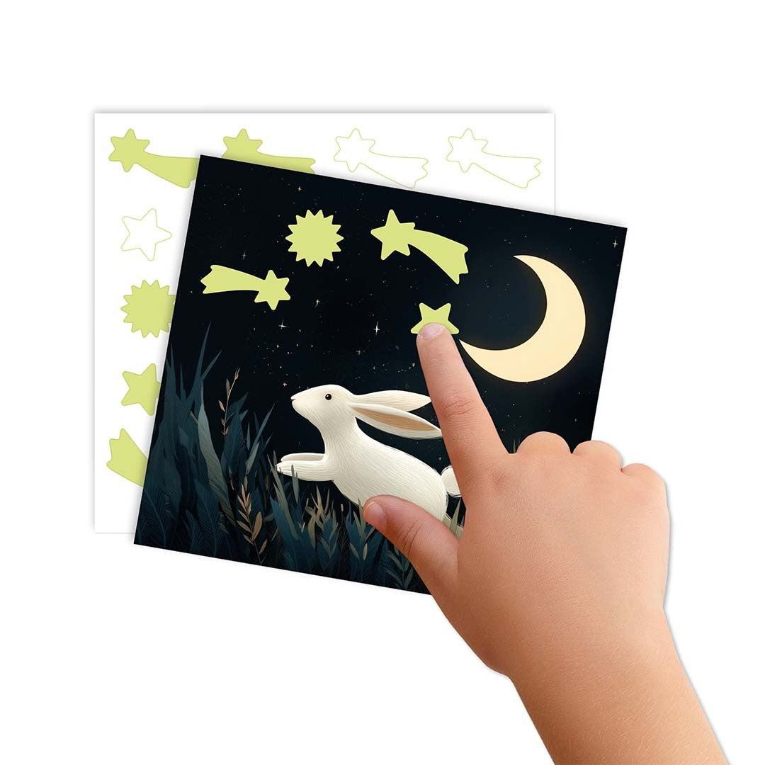 Juego de Gomets Glow in the Dark Oso APLI Kids