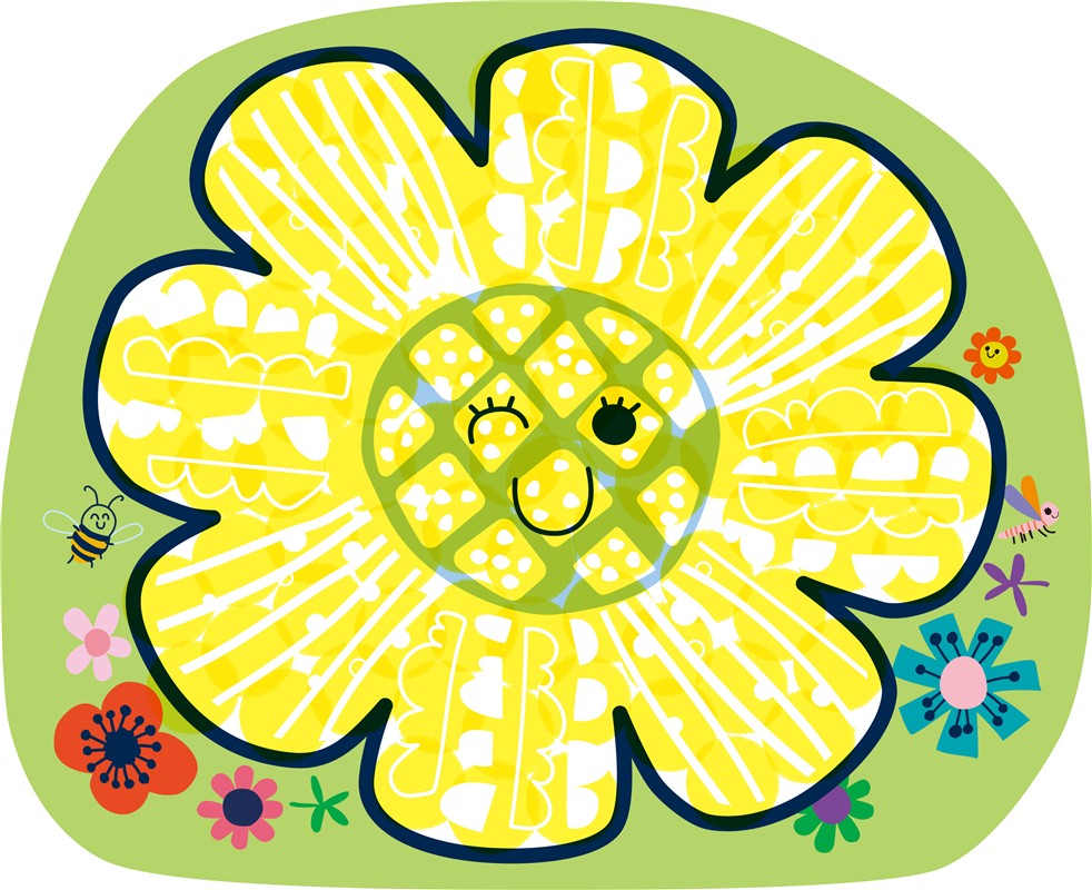 Dots 4 Fun Arte Revelador Mágico Jardín