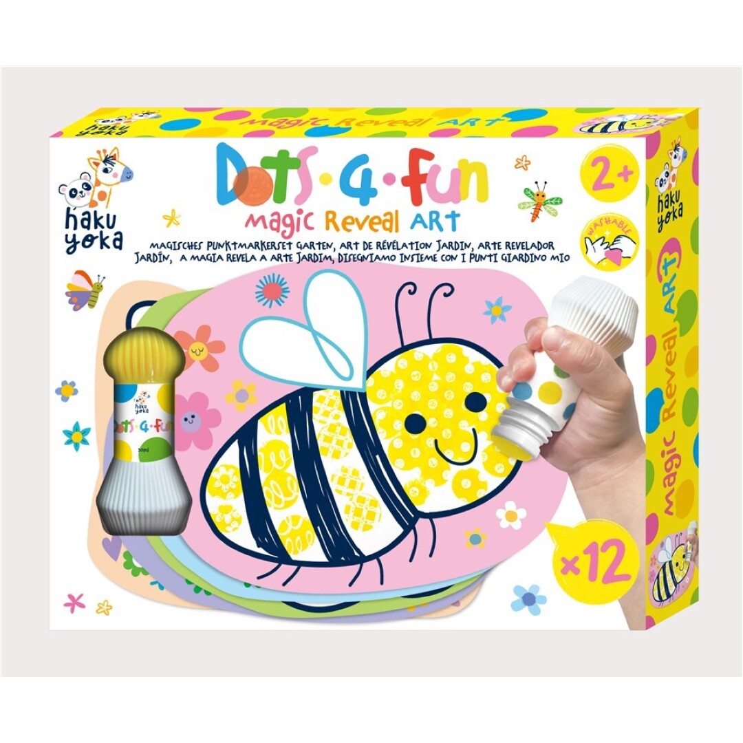Dots 4 Fun Arte Revelador Mágico Jardín
