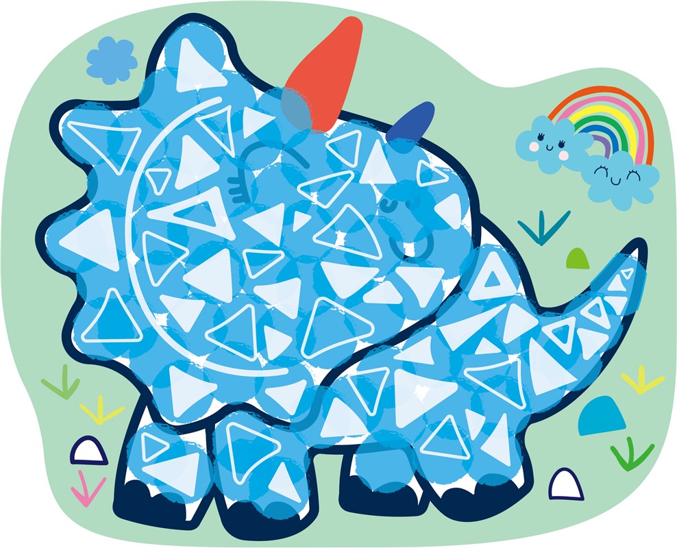 Dots 4 Fun Arte Revelador Mágico Dinosaurios