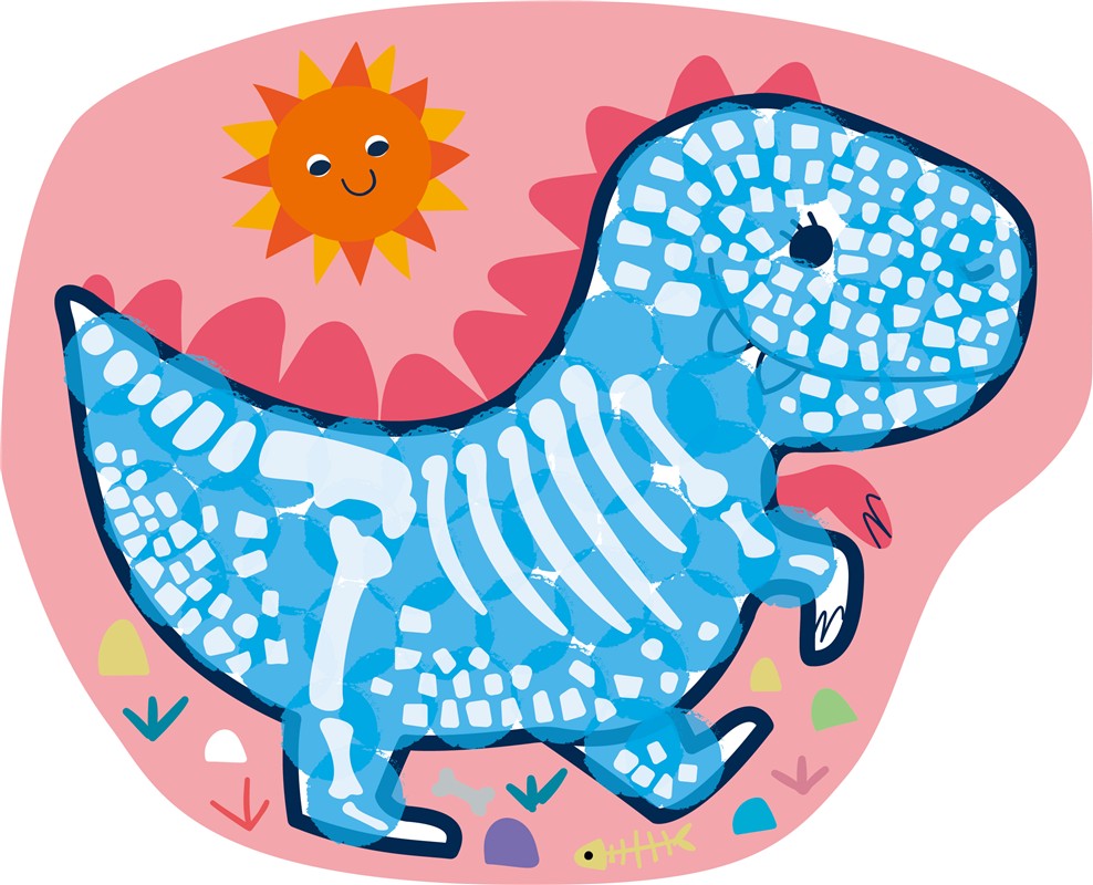 Dots 4 Fun Arte Revelador Mágico Dinosaurios