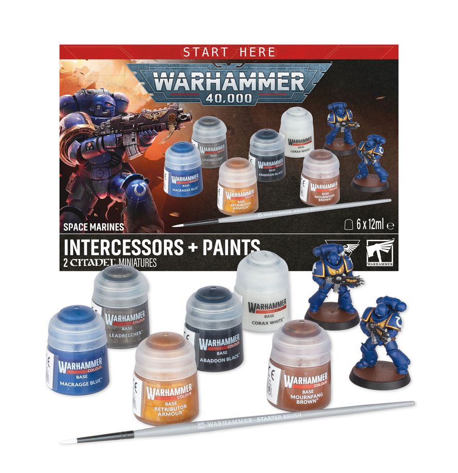 Space Marines + Paints Set