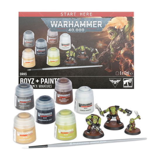 Warhammer 40k: Orks + Paints Set