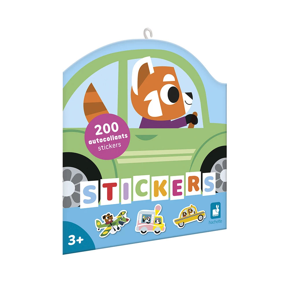 200 PEGATINAS EN HOJAS - VEHICULOS