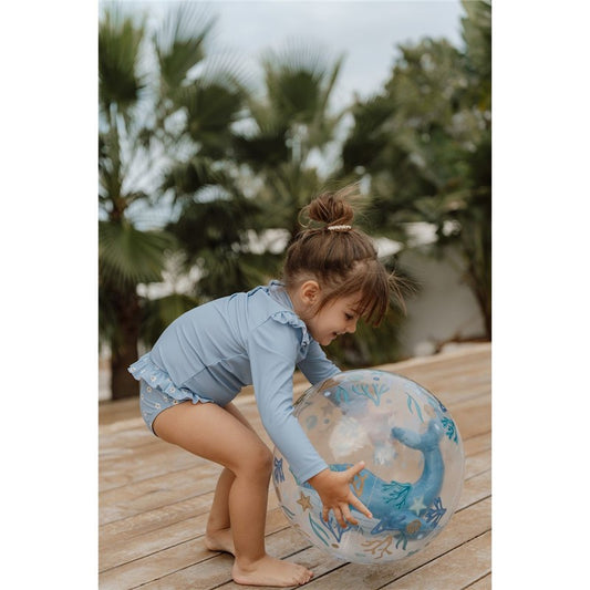 PELOTA DE PLAYA 3D OCEAN DREAMS AZUL