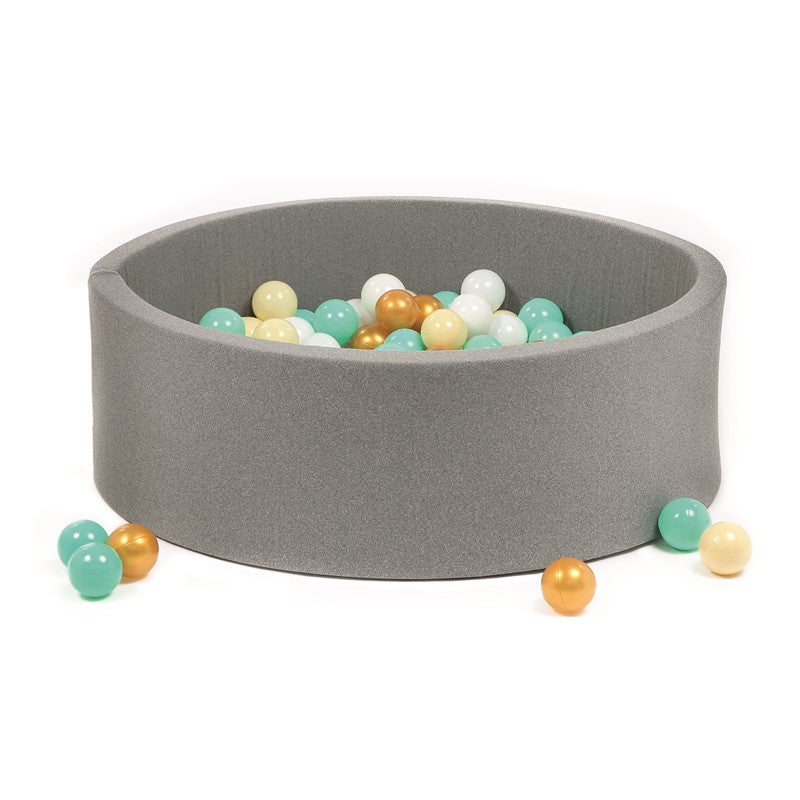Piscina de Bolas Redonda de Tela Ludi – Un rincón de juego suave, seguro y elegante