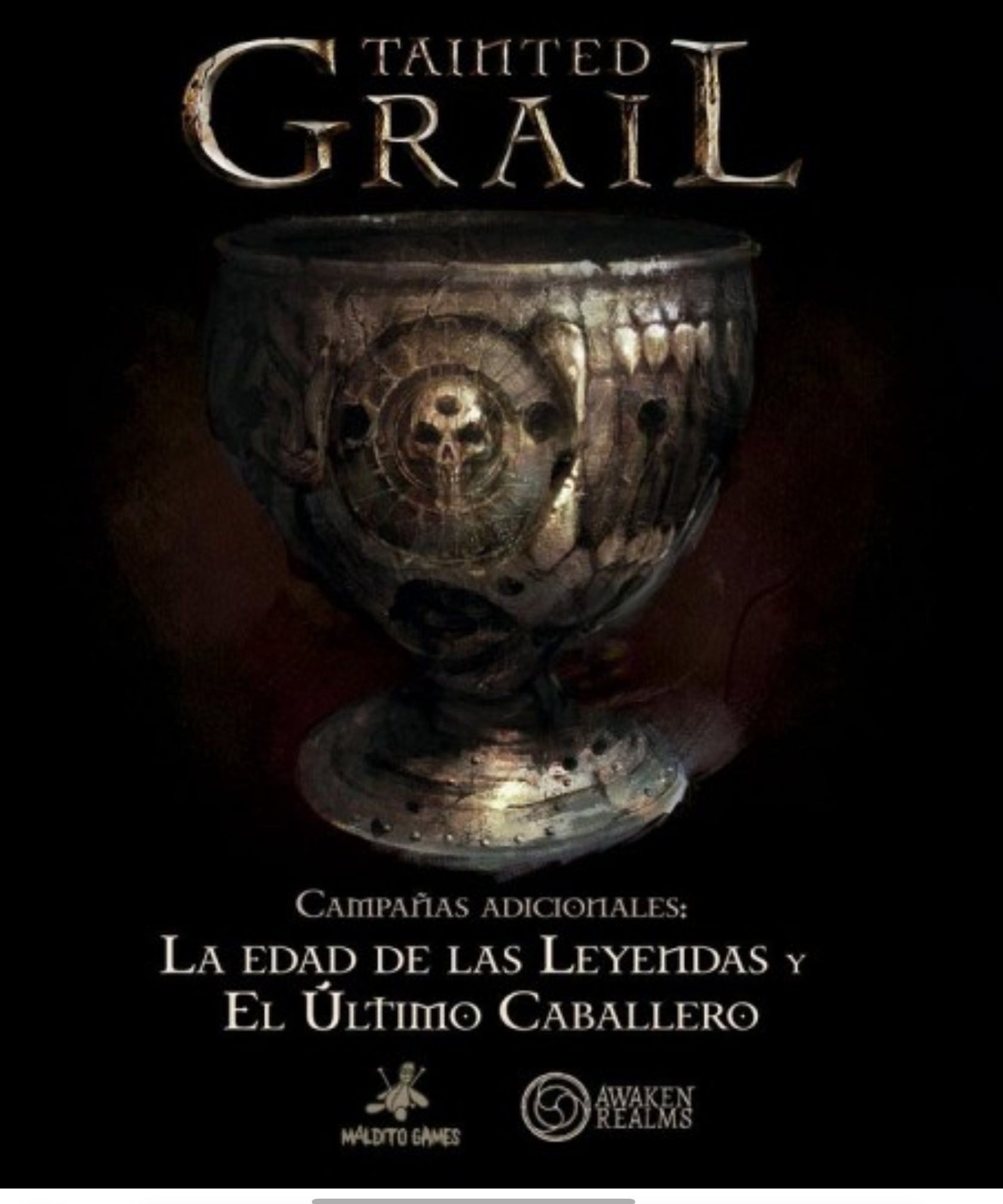 Tainted Grail campañas adicionales la edad de las leyendas y el último caballero.