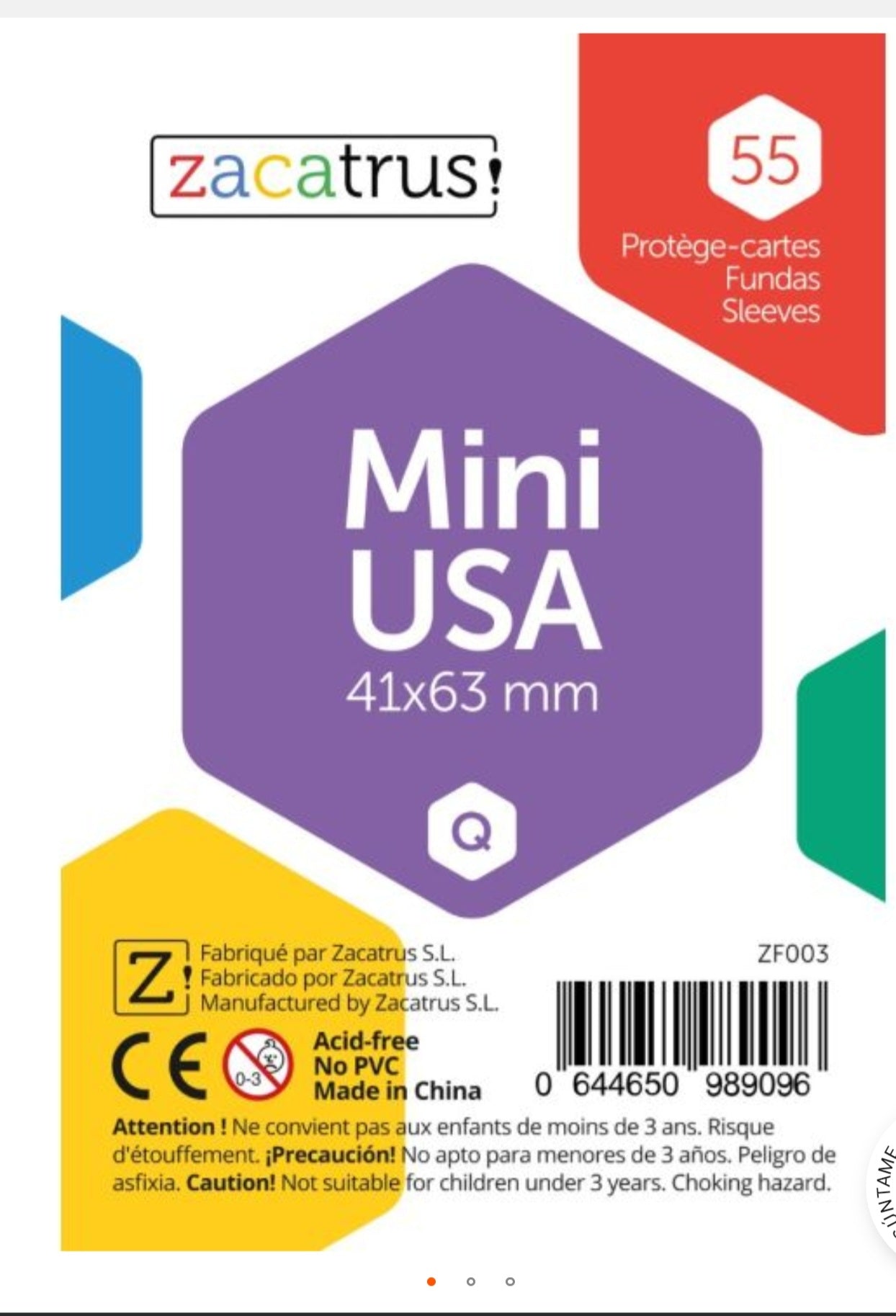 Fundas Mini Usa 41x63 mm