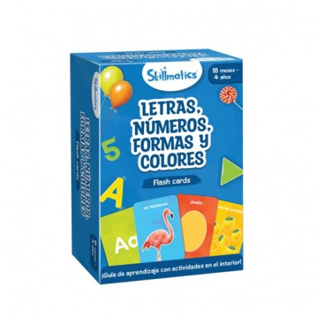 Letras, números, formás y colores