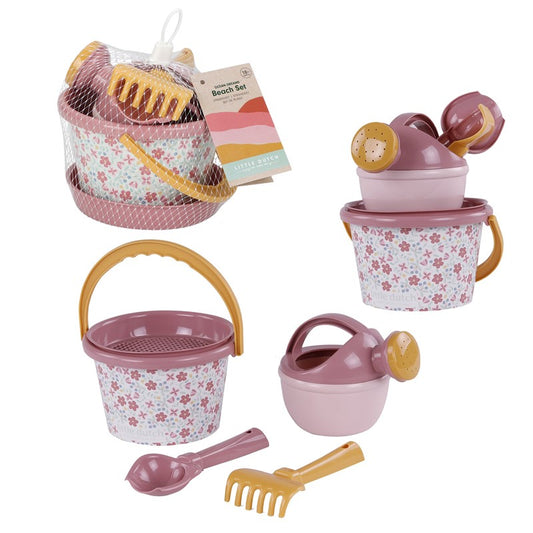 SET PLAYA 5 PIEZAS OCEAN DREAMS ROSA