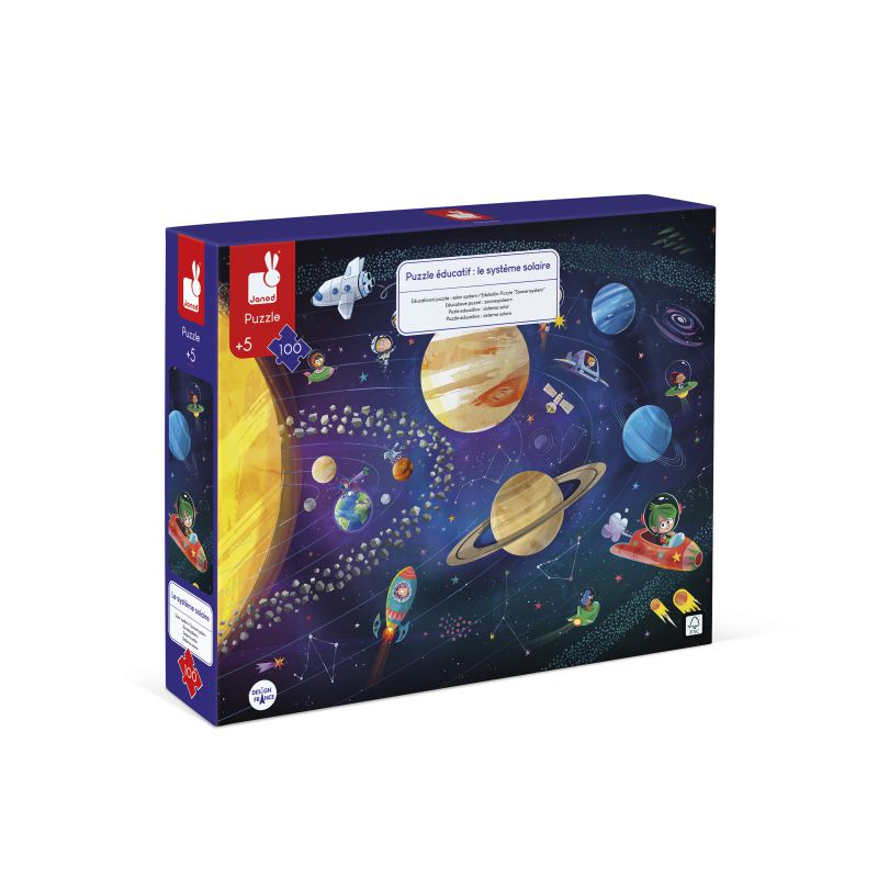 PUZLE EDUCATIVO - SISTEMA SOLAR - 100 PZAS