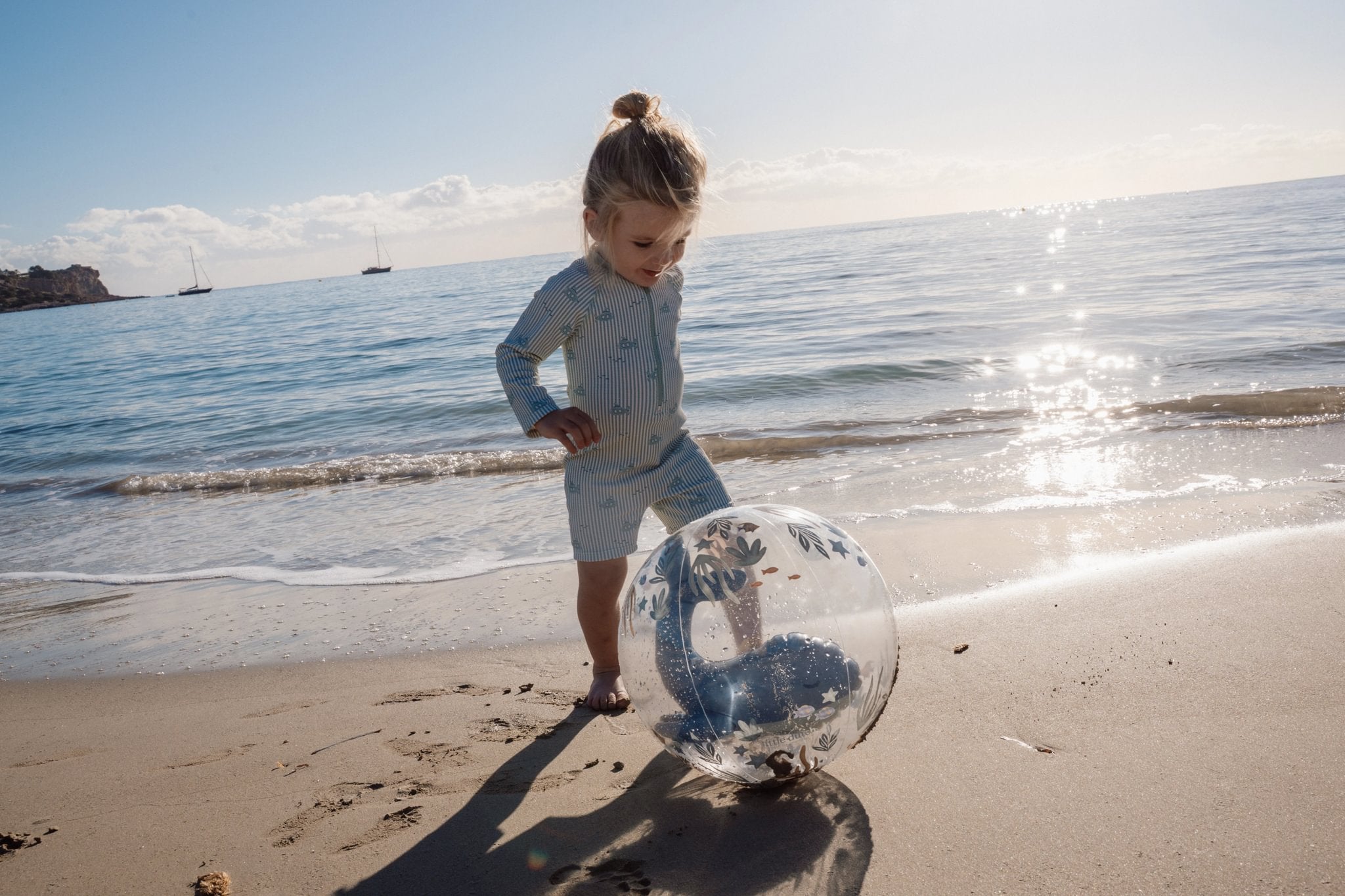 Pelota de playa - Ballena 3D - Mundo Oceánico