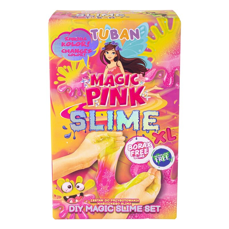 Tuban Conjunto DIY Slime Magic Pink XL - Kit de Slime Gigante Rosa Mágico