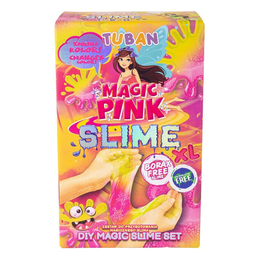 Tuban Conjunto DIY Slime Magic Pink XL - Kit de Slime Gigante Rosa Mágico